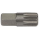 Набор бит HEX TORX Spline 10мм 40шт S2 (металл кейс) ULTRA (4017092)