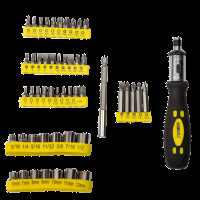 SIGMA Викрутка + насадки торцеві і біти 51шт CrV (4002131)