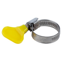 SIGMA Хомут черв'ячний нержавіючий з метеликом 9мм D16-27мм 25шт (2512041)