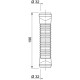 З'єднання гнучке Magiflex Ø32мм F-F 196мм WIRQUIN (9549352)
