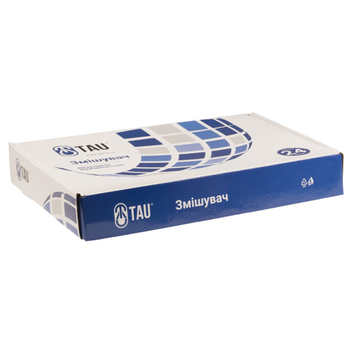 Змішувач s20 Ø35 для кухні вилив вухо на гайці SS TAU (9820101)