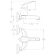 Смеситель s46 Ø35 для ванны литой TAU TN-1C142C (9846200)