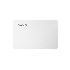 Комплект Ajax Pass 10 - Захищена безконтактна картка для клавіатури - білий