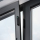 Ajax DoorProtect Plus Fibra - Дротовий датчик відкриття дверей / вікон з сенсором удару і нахилу - Чорний