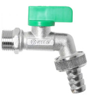 Кран кульовий для поливу ARCO NANO 1/2X3/4 (Зелений) (00462)