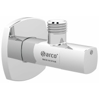 Кран приборный угловой ARCO Lipstick серия А-80 хромированный 1/2х1/2 (202504)