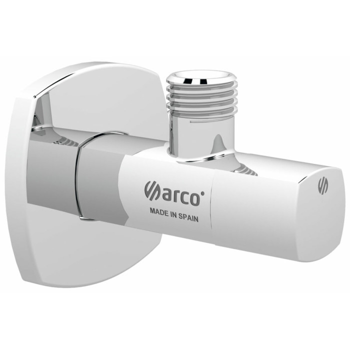 Кран приборный угловой ARCO Lipstick серия А-80 хромированный 1/2х1/2 (202504)
