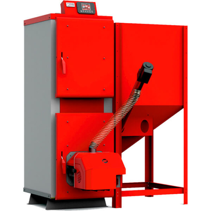 Твердотопливный котел Heiztechnik Hit Pellet Duo 70 кВт (горелка PellHard и регулятор HT-TRONIC 900) (HPL070SSR0)