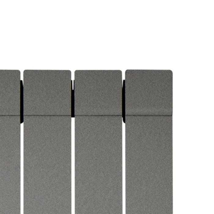 Радиатор алюминиевый (4 секции) LEDRO S/90 2000 мм GRAPHITE 3R NOVA FLORIDA (81GLE3R404)
