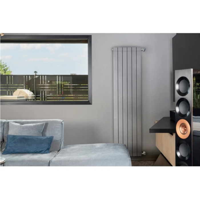 Радиатор алюминиевый (4 секции) LEDRO S/90 2000 мм GRAPHITE 3R NOVA FLORIDA (81GLE3R404)