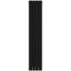 Радиатор алюминиевый Nova Florida (4 секции) Ledro S/90 1800 мм BLACK COFFEE (81FLE05404)