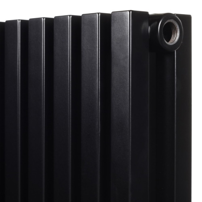 Трубчатый радиатор Betatherm Quantum BQ 2 500X1205 черный (BQ 2050/30 9005M 88)