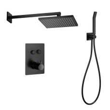 Система душа скрытого монтажа IMPRESE SMART CLICK (ZMK101901240+ZMK101901223+ZMK101901224), черный матовый (ZMK101901222)