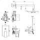 Душова система Paffoni Level KIT LES015 CR (KITLES015CR)