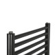 Электрический полотенцесушитель Betatherm BE 500x969 черный, правый (BE 50100 9005M)