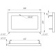 Водяной полотенцесушитель Genesis Aqua Appena 30x50 черный (GA-59001)