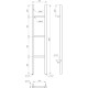 Водяной полотенцесушитель Genesis Aqua Musa 120x25 черный (GA-52001)