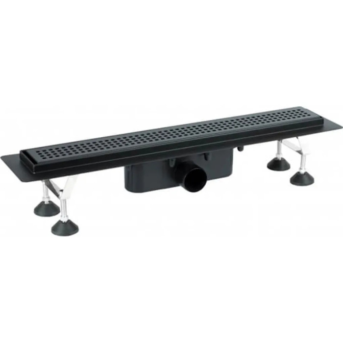 Решетка для душевого канала Capricorn CUBE BLACK 700 мм (9-2994-700-00-35-10)