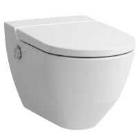 Унитаз-биде Laufen CLEANET NAVIA консольный rimless с крышкой soft-close (H8206014000001)