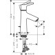 Змішувач для умивальника Hansgrohe Talis S (72020000)