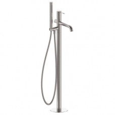 Смеситель для ванны Imprese Brenta, отдельно стоящий, никель, 35 мм.