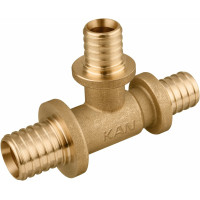 KAN Тройник Push 25х3,5/25х3,5/25х3,5 латунный (1109257074) KAN-therm (1109257074)