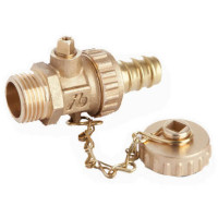 Кран шаровой сливной Bonomi 1/2 под ключ PN25 (77560004) (77560004)