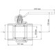 Кран кульовий Bonomi Missouri 3 (DN80) сталева ручка (79510117)