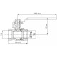 Кран шаровый Bonomi TAMIGI 1 1/2 ВВPN30 (76000111R)