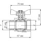 Кран кульовий Bonomi TAMIGI 1 ВЗ PN40 (76070008R)