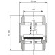 Обратный клапан Bonomi Idrosanitaria 1 1/4