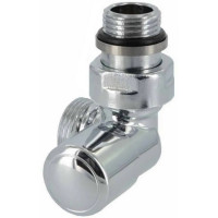 Кран відсікаючий трьохосьовий ХРОМ Ø1/2″ х 24-19 DX (правий) FIRST CORNER Carlo Poletti Srl (V174211CBDX)