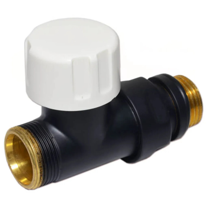 Термоклапан прямой BLACK MATTE Ø1/2″ х 24-19 COMPACT-THERMO-V1 (V151511EFS9005O)