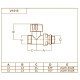 Термоклапан прямой BLACK MATTE Ø1/2″ х 24-19 COMPACT-THERMO-V1 (V151511EFS9005O)