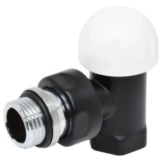 Термоклапан кутовий BLACK MATTE Ø1/2″ COMPACT-THERMO-V1 Carlo Poletti Srl (V151310EFS9005O)