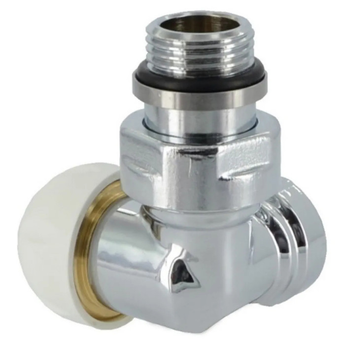 Термоклапан трьохосьовий ХРОМ Ø1/2″ DX (правий) FIRST CORNER Carlo Poletti Srl (V175310CBDX)