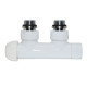 Вузел термостатичний TWIN THERMO БІЛИЙ кутовий ЛІВИЙ Ø1/2″ З x 3/4″ EK 50 мм Carlo Poletti Srl (V37110EFSBSX)