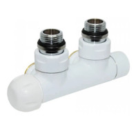 Вузел термостатичний TWIN THERMO БІЛИЙ кутовий ЛІВИЙ Ø1/2″ З x 3/4″ EK 50 мм Carlo Poletti Srl (V37110EFSBSX)