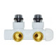 Вузел термостатичний TWIN THERMO БІЛИЙ кутовий ЛІВИЙ Ø1/2″ З x 3/4″ EK 50 мм Carlo Poletti Srl (V37110EFSBSX)