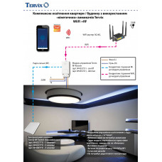 Освітлення. Комплексне освітлення квартири / будинку з використанням «кінетичних» вимикачів Tervix (WIiFi +RF)