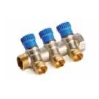 Колектор 1"х3/4", 4 виходи Червоний (620057N1005R4H)