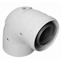 PROTHERM Концентричний відвід 87° 60/100 з ревізійним отвором (турбо) 