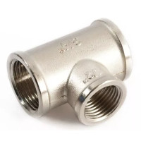 Трійник 1"x1/2"х1" ВВВ Нікель (270013N100410A)