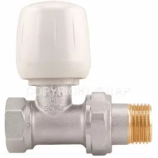 Кран радіаторний 1/2" прямий, для подачі (7E0075N040400A)