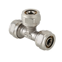 Тройник обжимной переходной 16х20х16 Valtec