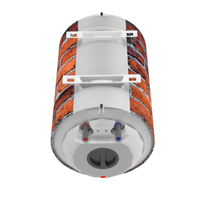 Декоративный чехол для бойлера PEONIY Verona P-EV-50R (Кирпич/975х630мм/48) (CC630-Bricks)