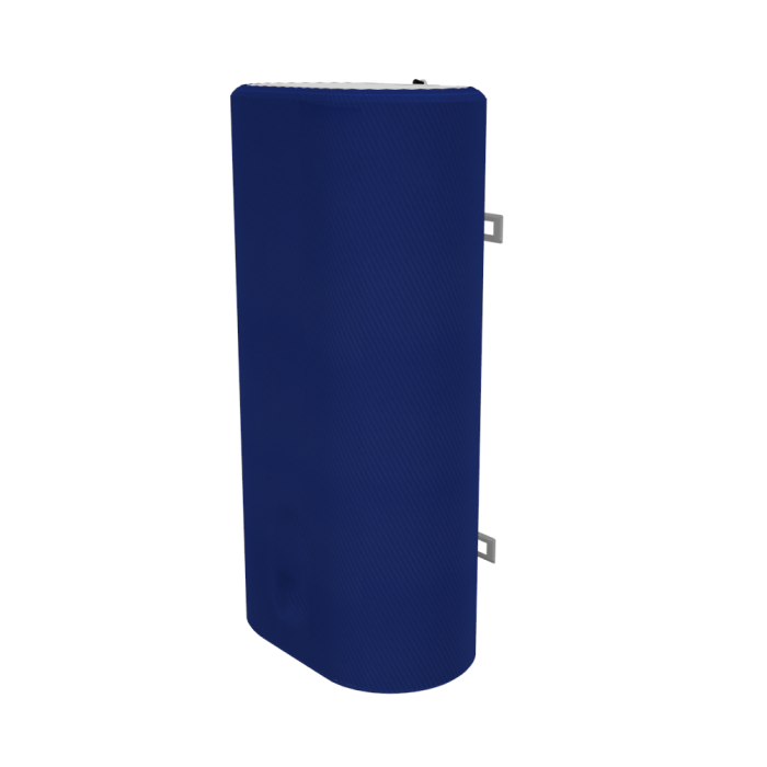 Декоративный чехол для бойлера WILLER IV80DR-Brig (Диагональ синяя/980х985мм/68-2) (CC985-Cfl-Diagonal)