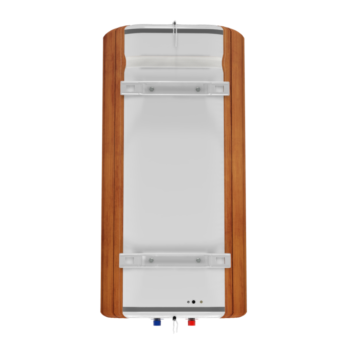 Декоративный чехол для бойлера WILLER EV80DR Grand (Деревянные рельсы; 1100*990мм; №62) (CC990-Wooden-pln)