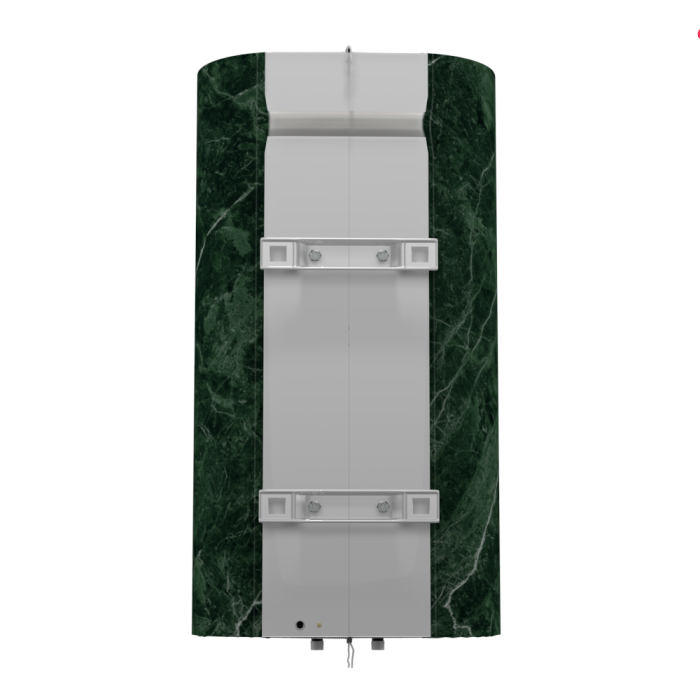 Декоративный чехол для бойлера WILLER EV80DR Grand (Черный мрамор/1100х990мм/59) (CC990-Black-marble)