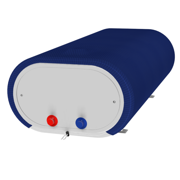 Декоративный чехол для бойлера WILLER IV80DR-Brig (Диагональ синяя/980х985мм/68-2) (CC985-Cfl-Diagonal)